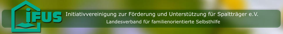 Initiativvereinigung zur Förderung und Unterstützung für Spaltträger e.V. Landesverband für familienorientierte Selbsthilfe